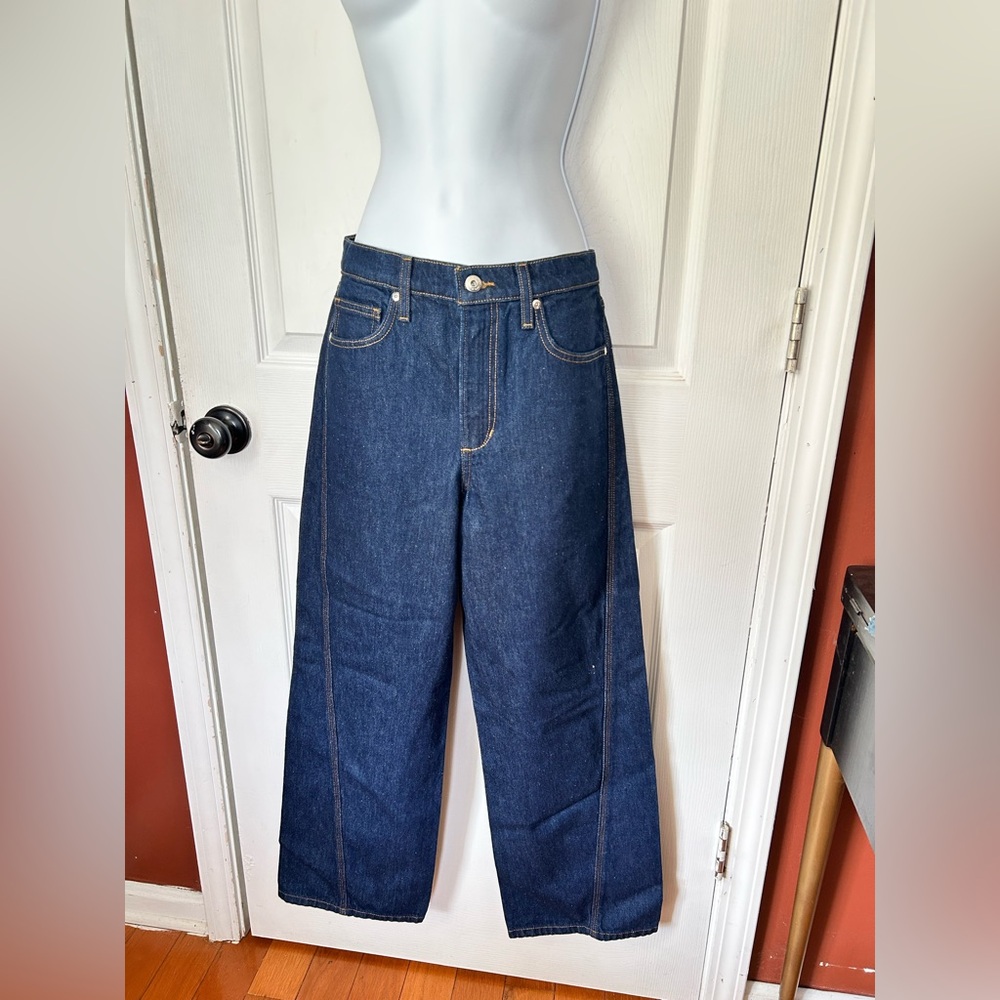 Joe's The Ryan Spectacular Indigo Wide-Leg High-Rise Jeans Size 24 NWOT - Picture 7 of 12